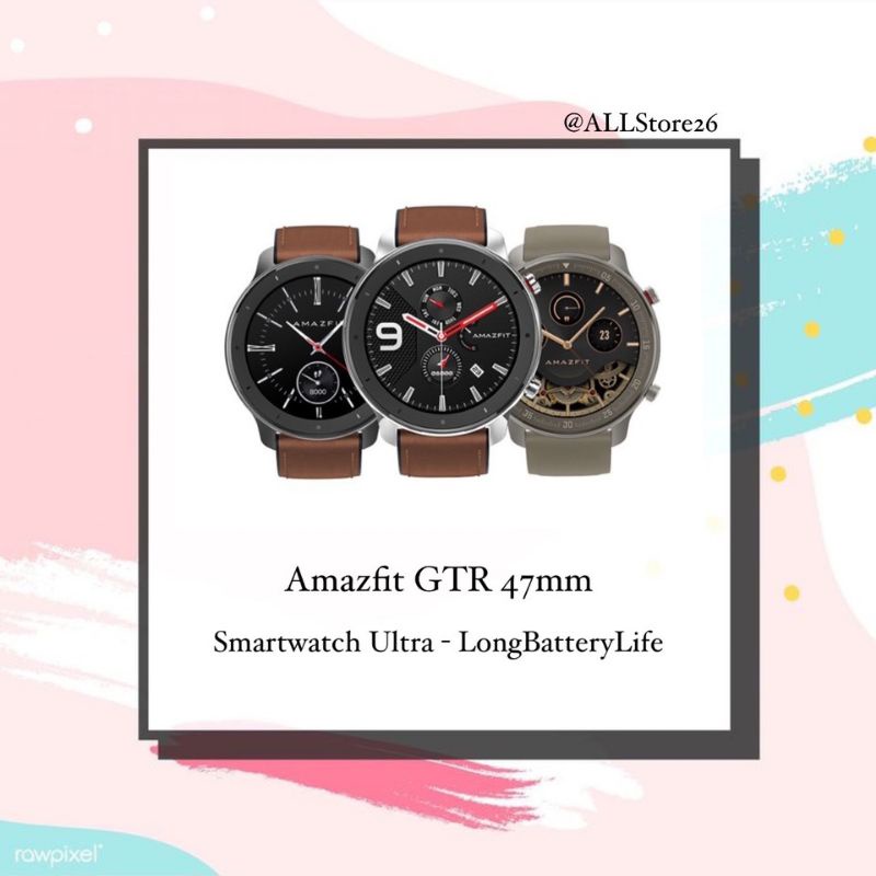 amazfit gtr 47mm aluminium alloy