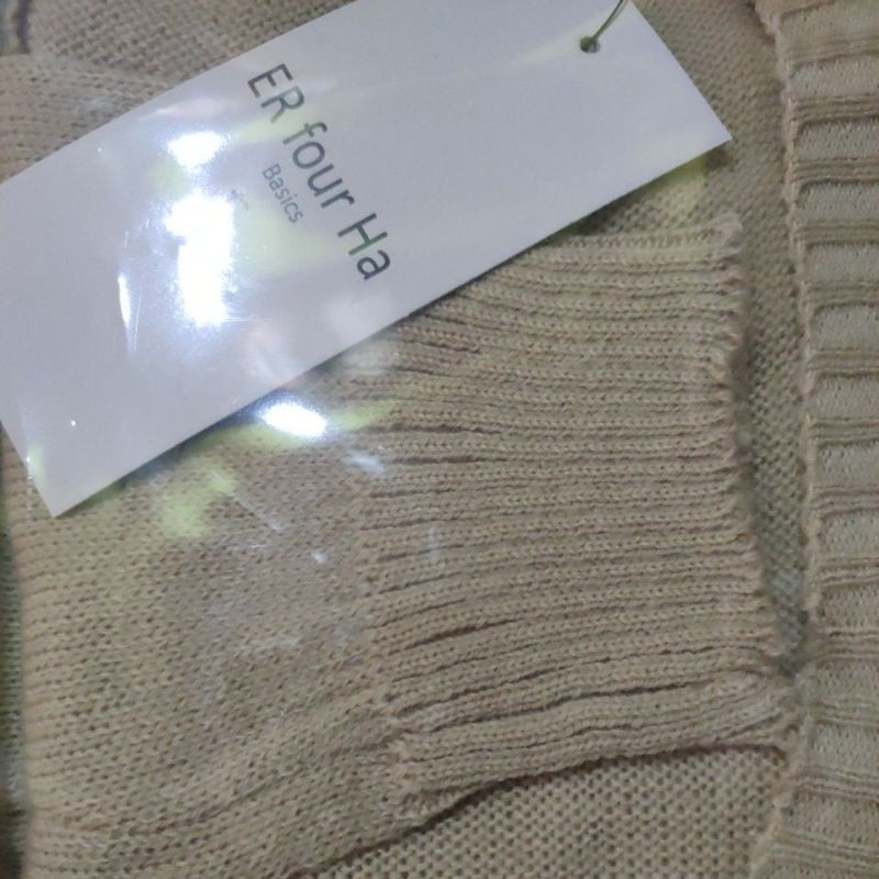 Cardigan Long Rajut KEISHA l Pakaian Rajut Wanita l Atasan Wanita l Rajut Outwear l Sweater Murah-Krem