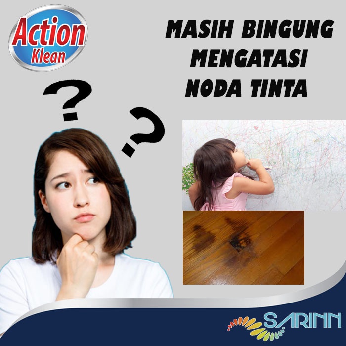 Pembersih Noda Pulpen Tinta Bekas Lem Lakban Serbaguna Action Klean Multi Cleaner