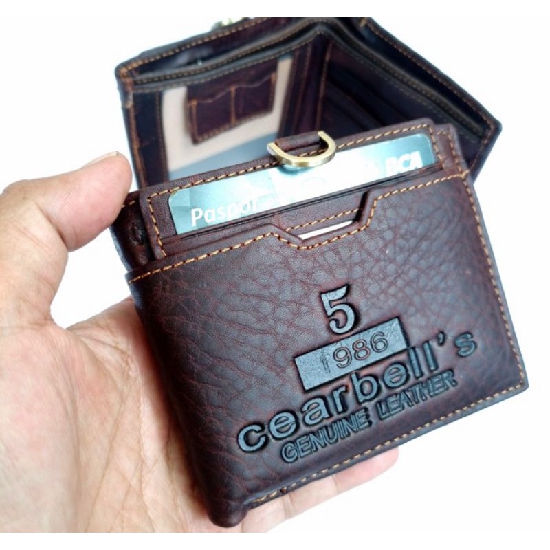 dompet lipat pria kulit asli import cearbells 03 premium
