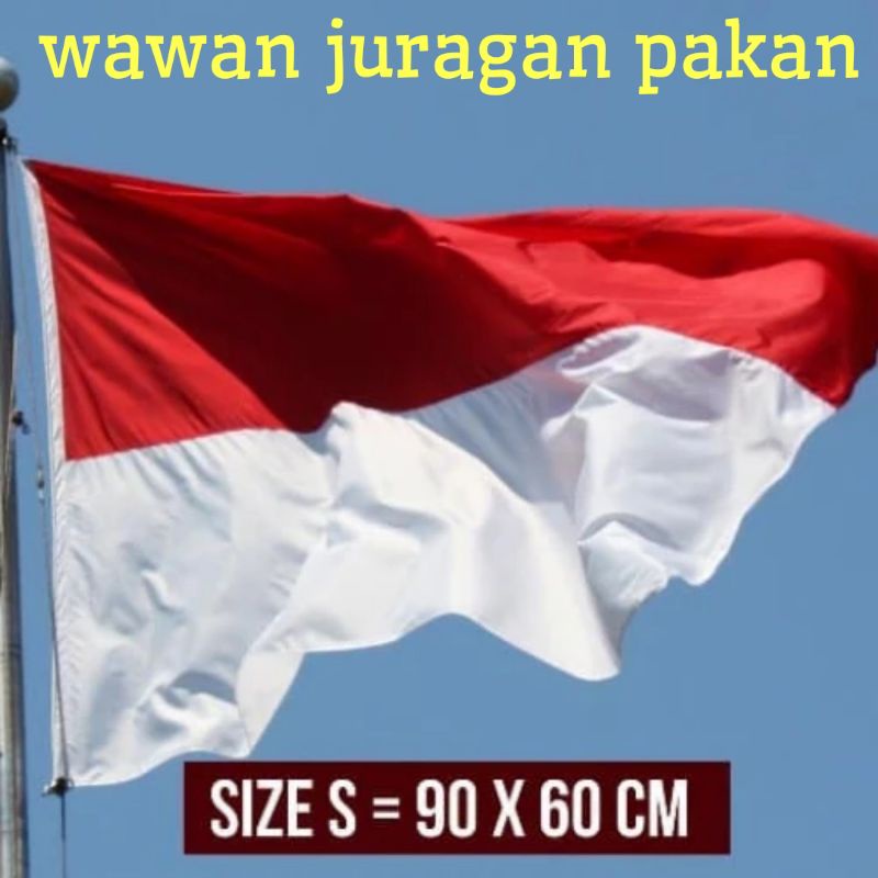 bendera merah putih, bendera indonesia 60 x 90 cm