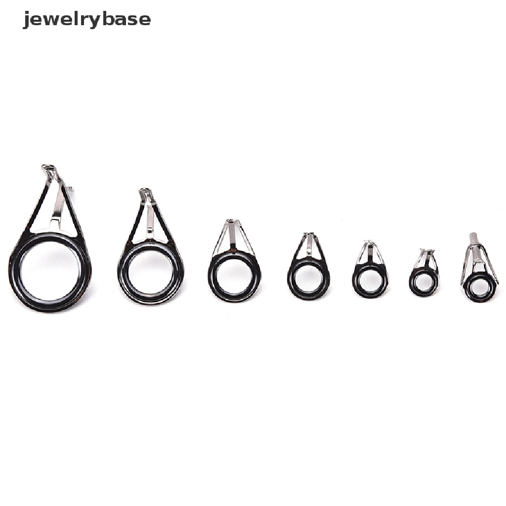 7pcs / Set Ring Joran Pancing Ukuran Campur Untuk Reparasi