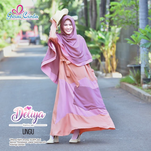 Gamis set Deliya by Gerai Cinta