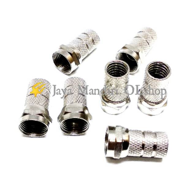 DRAT F CONNECTOR RG6 KONEKTOR RG 6 (2 garis)