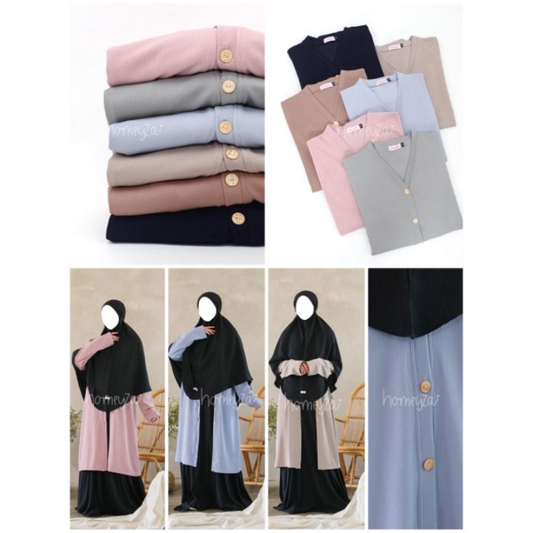 Suzy Cardi by Homeyza | long Coat | long outer | outer muslimah | jaket muslimah | jaket syar'i mura