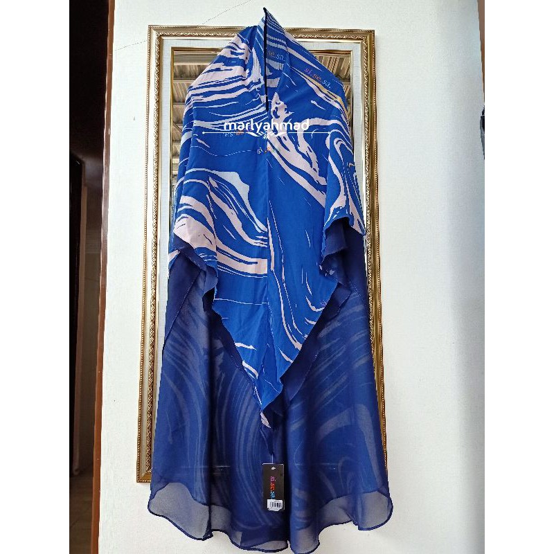 Khimar sisesa marble navy