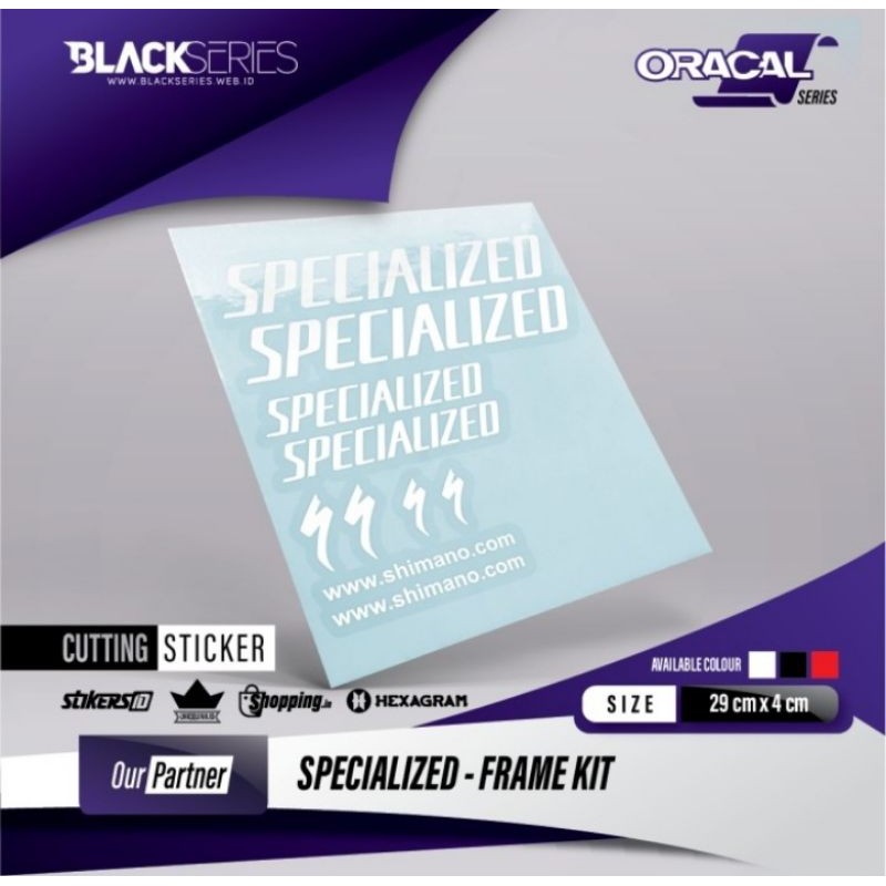 Cutting Sticker Frame Sepeda SPECIALIZED