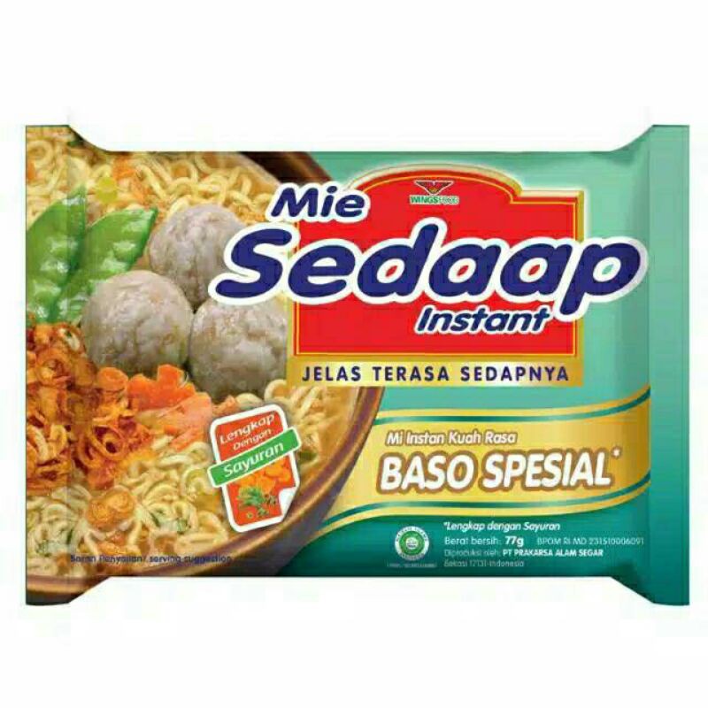 

Sedaap Mie Baso Spesial (Paket 5pc)