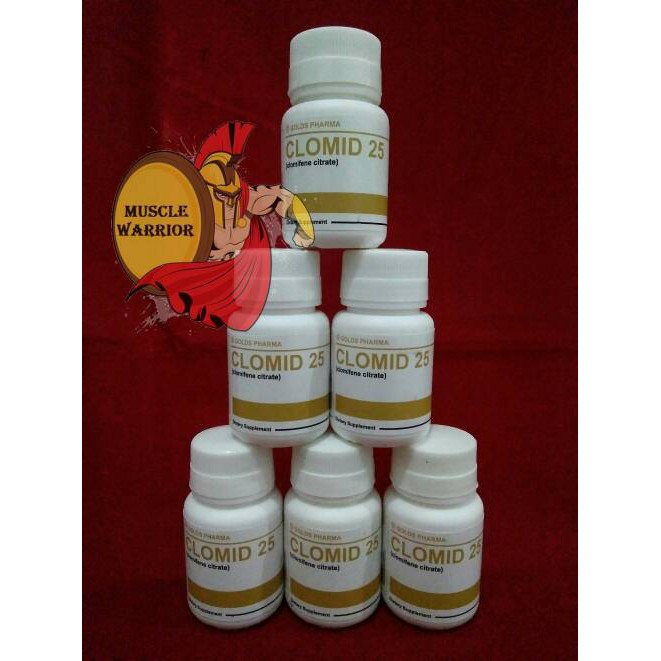 CLOMID GOLDS PHARMA 25 MG X 60 TABLETS TERBARU
