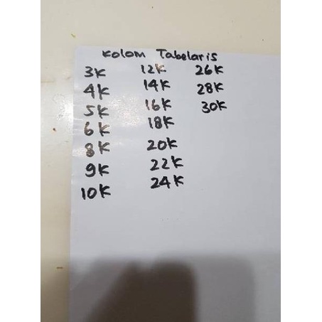 

[DISCOUNT VSJ38] Buku tabelaris / kolom banyak 10 - 30 kolom Produk Keren