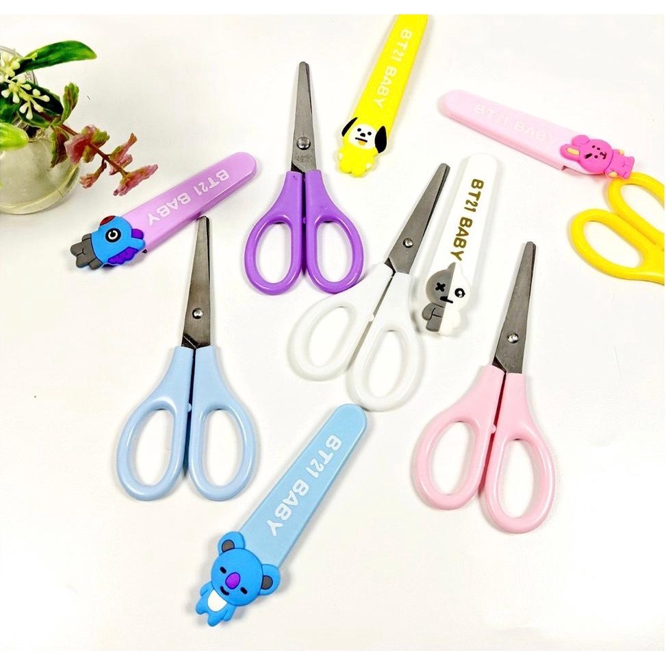 

GUNTING KERTAS BTS BT21 / GUNTING ANAK LUCU / GUNTING MINI KARAKTER / SCISSORS BTS