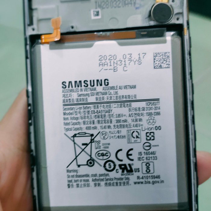 baterai samsung a51 original copotan battery samsung a51