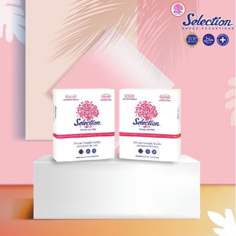 KAPAS MUKA SELECTION / KAPAS WAJAH SELECTION / KAPAS PEMBERSIH KECANTIKAN FACIAL COTTON / KAPAS TIPIS SPECIAL