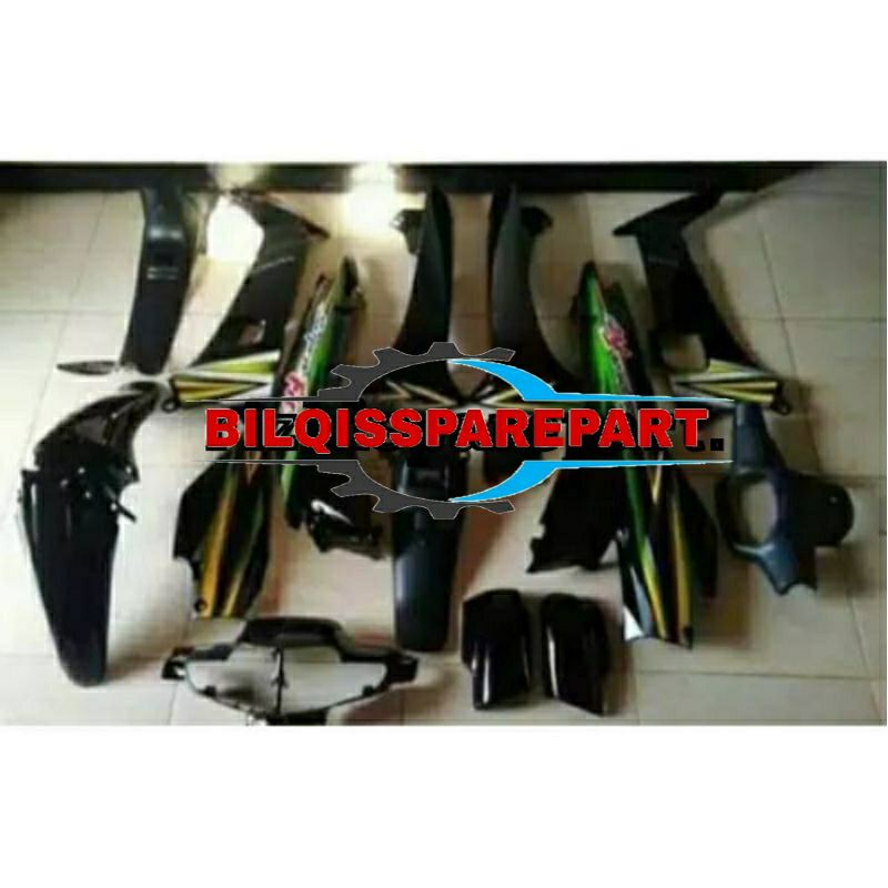 full set body halus kasar supra x / supra fit lama tahun 2004-2005 plus steriping