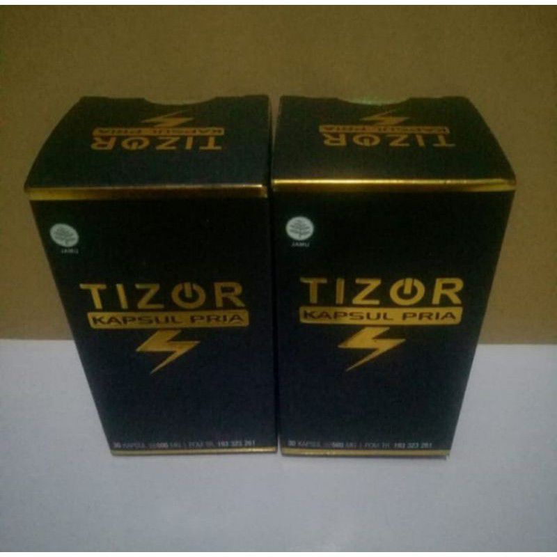 Tizor Kapsul Pria Asli Tizor Obat Herbal Penambah Setamina Original