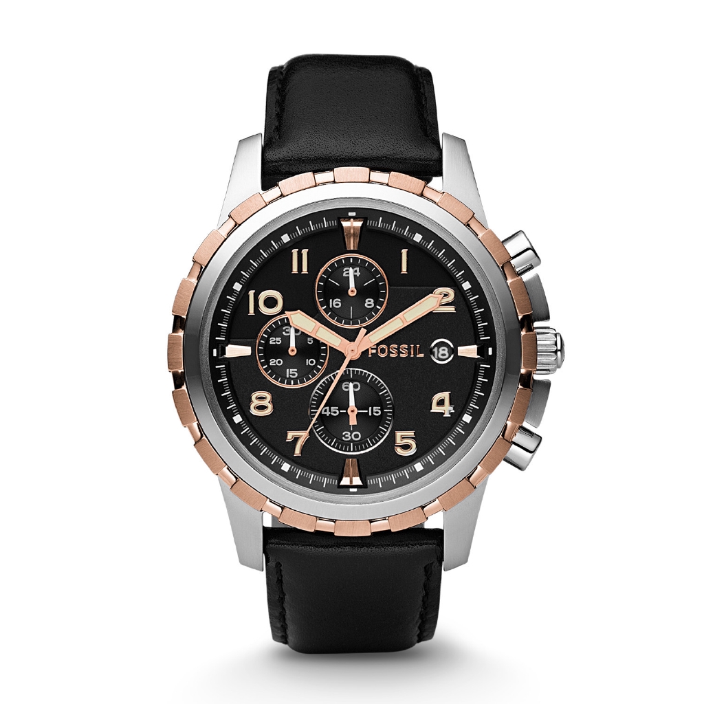 Fossil Chronograph Black Dial Men's Watch - FS4545I - Jam Tangan Pria