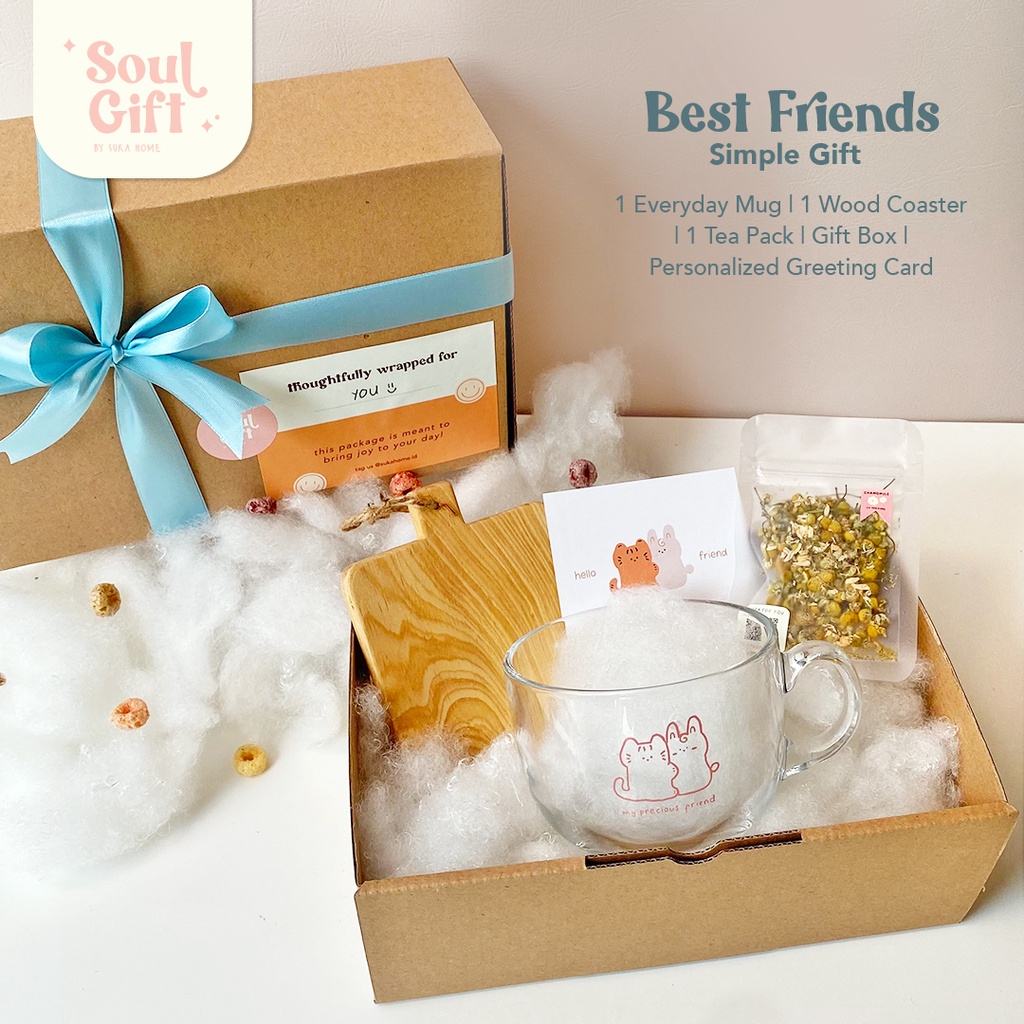 Best Friends Gift Set Birthday Package | Hampers Kado Untuk Sahabat Bestie | Paket Hadiah Untuk Teman | Hampers Scented Candle | Reed Diffuser Premium | NEW Gift Package - Soul Gift by Suka Home |