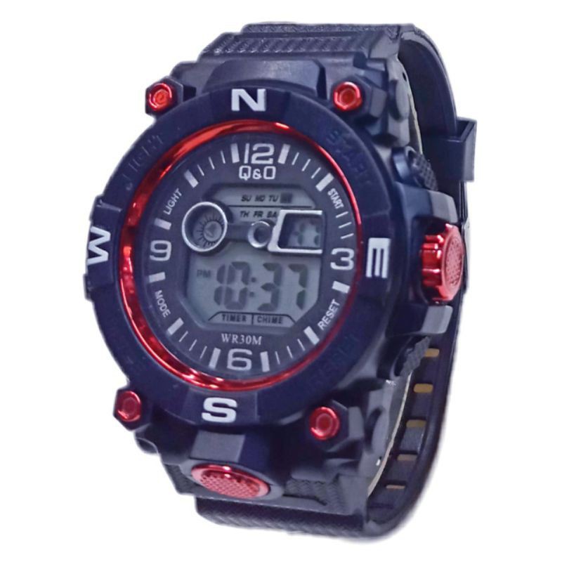 (Grosir)Jam Tangan Pria K-Sporty Digital Strap Rubber(Terima Cod)