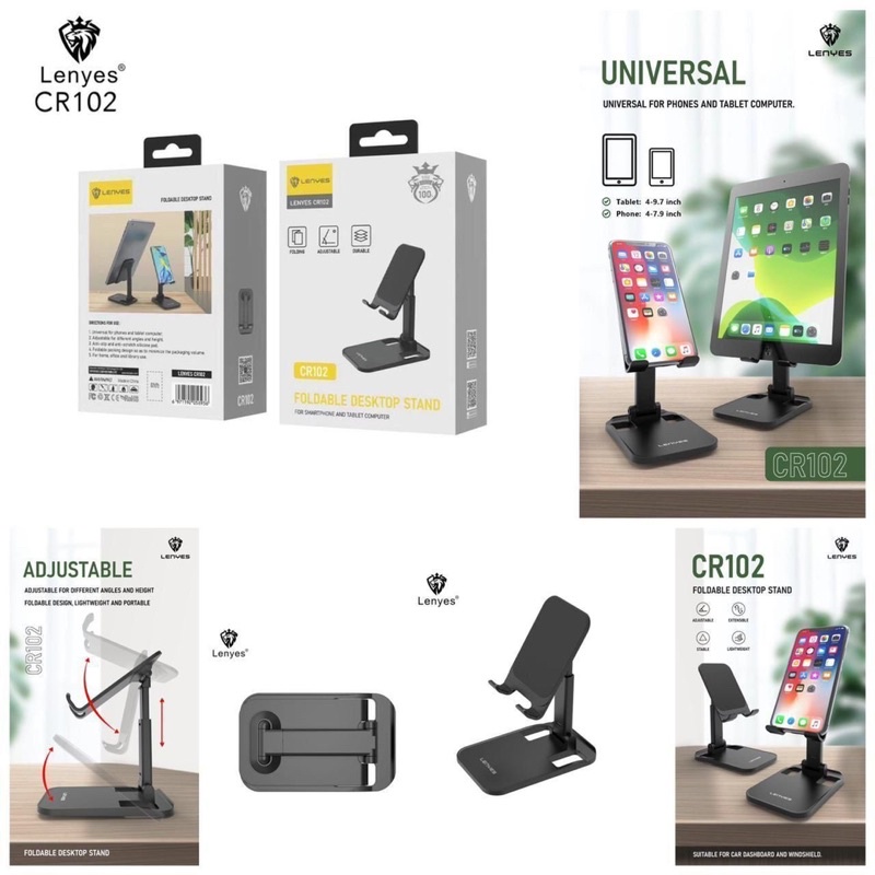 Ready Holder Handphone CR102 Holder Meja For Tablet Smartphone Universal