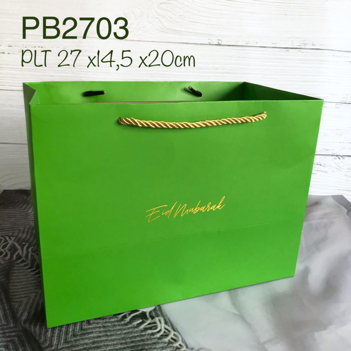 

(5pcs) Paper Bag PB2703 Hijau Eid Mubarak K33/ PB