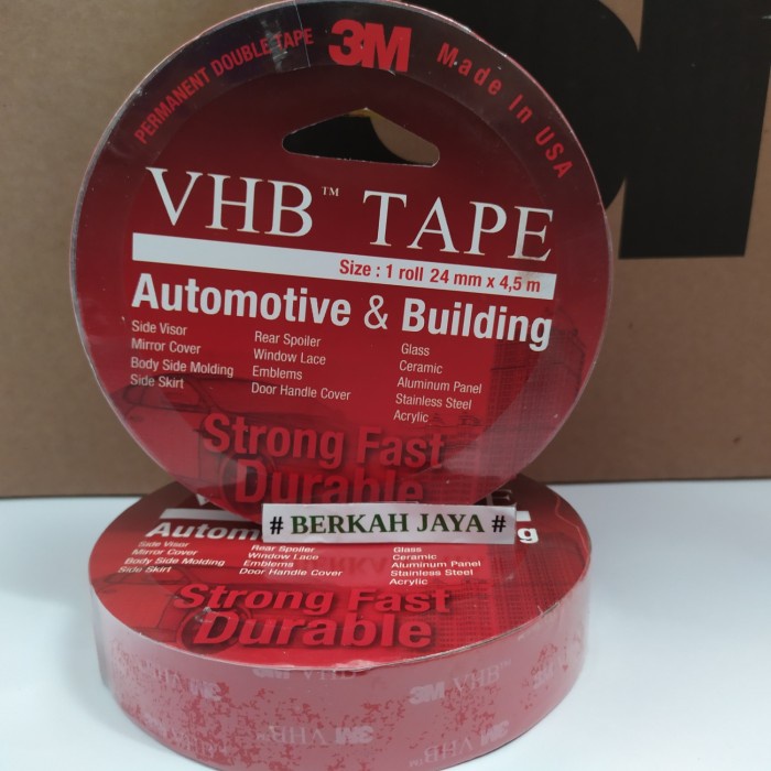 

(BISA COD) double tape 3m vhb 4900/dable tip paling kuat 3m 24 mm x 4,5 mtr
