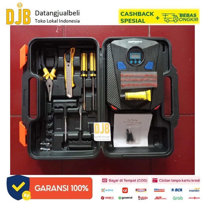 Taffware Inflator Pompa Angin Ban Mobil Compressor Tool Kit Aks-5501