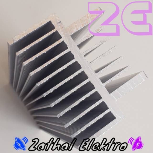 Heatsink 2U Builtup 18 Sirip 30cm Tebal