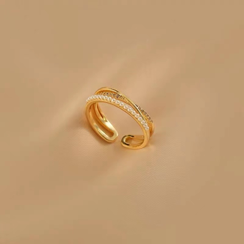 Cincin Mutiara Gaya Simple Untuk Wanita