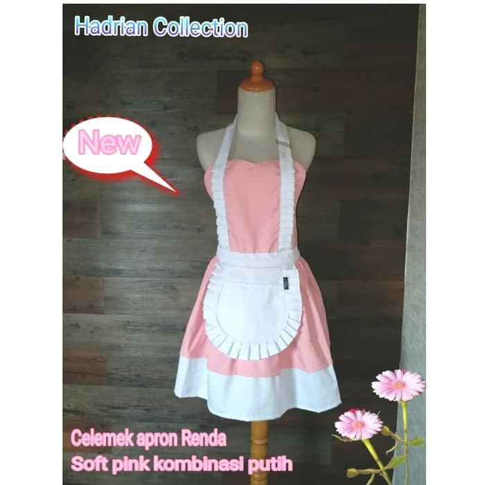 Celemek Apron Renda Celemek Salon Celemek Kecantikan Apron Waitres Apron wanita