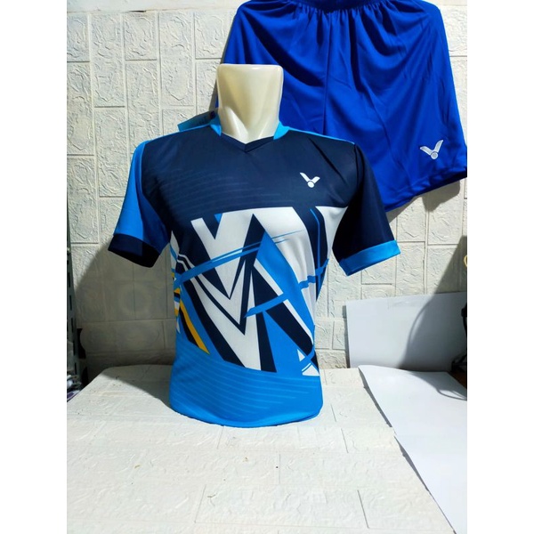 BAJU BADMINTON DEWASA SETELAN V136