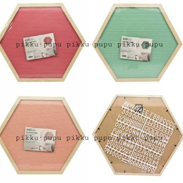 

【flashϟsale】 Letterboard | papan huruf letter board | hexagonal letter board