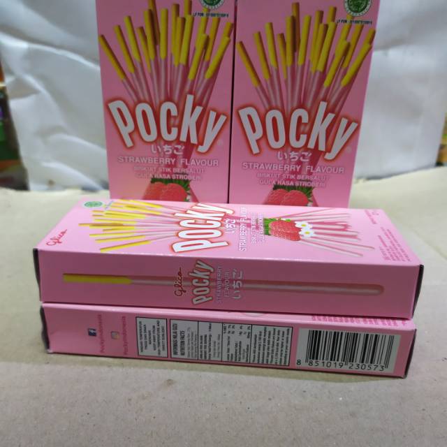 

pocky stick glica coklat/stowberry 22gr