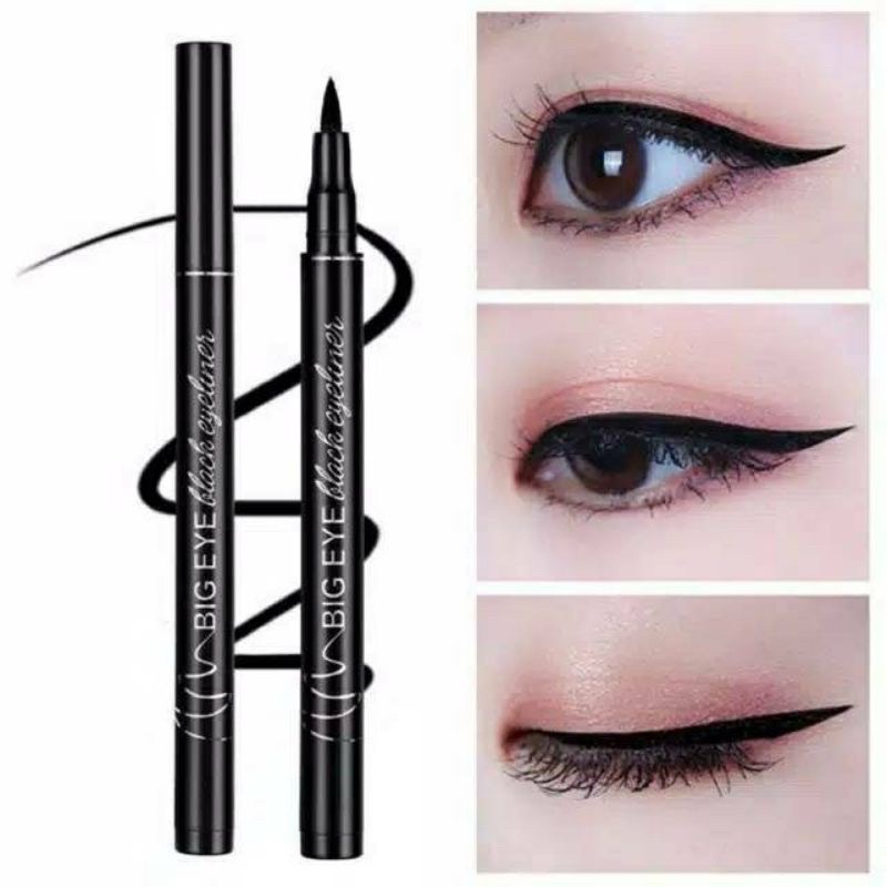 u,ez - SVMY BABY DOLL EYELINER PEN BIG EYES BLACK - EYELINER PEN HITAM WATERPROOF