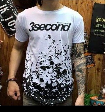 KAOS oblong 3second pria