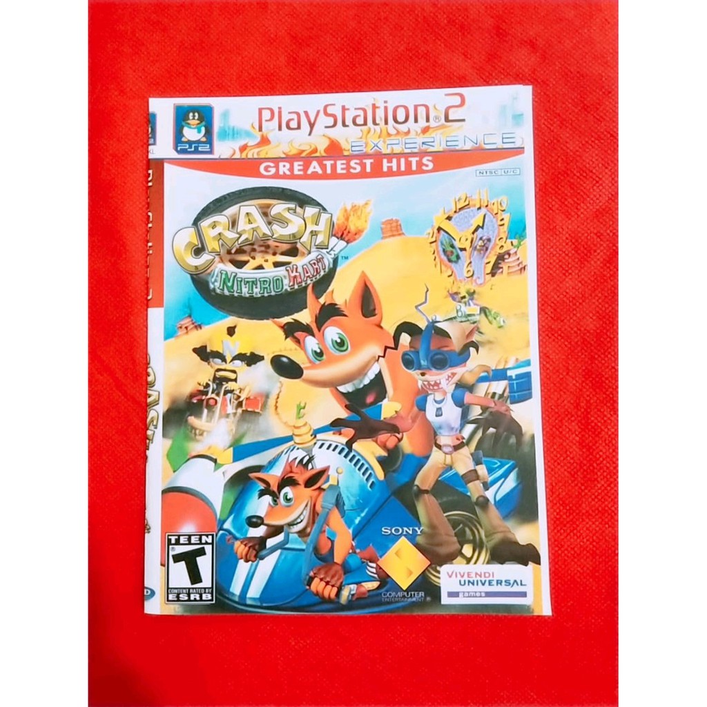 kaset PS 2 Experience CRASH NITRO KART