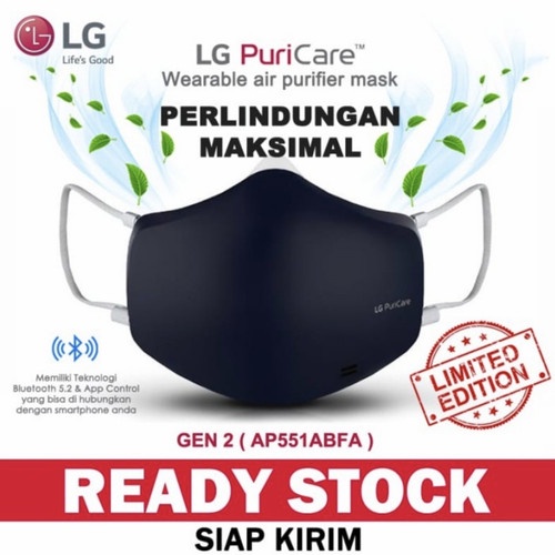 LG - PURICARE WEARABLE AIR PURIFIER AP-551 ABFA