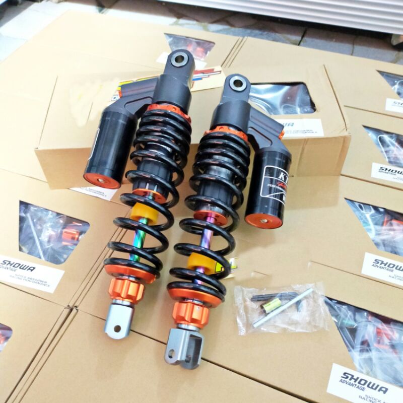 shockbreaker showa new ulir rainbow terbaru matic single shock showa sok showa shock mio beat vario