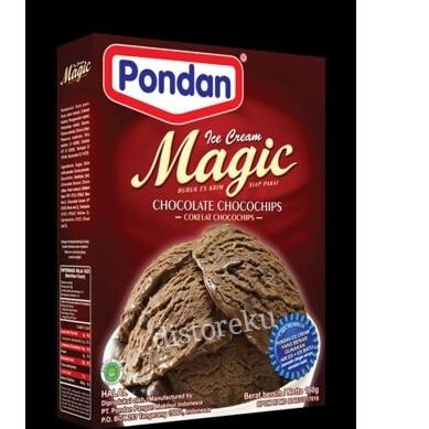 

✨ bubuk es krim instan COKLAT PONDAN ICE CREAM MAGIC CHOCOLATE 160gr 