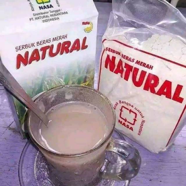 

Serbuk beras merah natural