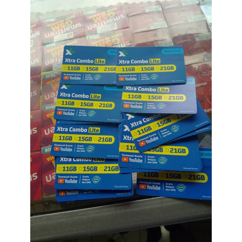 Voucher XL 11gb Xtra Combo Lite BONUS KUOTA MENJADI Voucher XL 15GB 24 Jam All Jaringan Data Hybrid