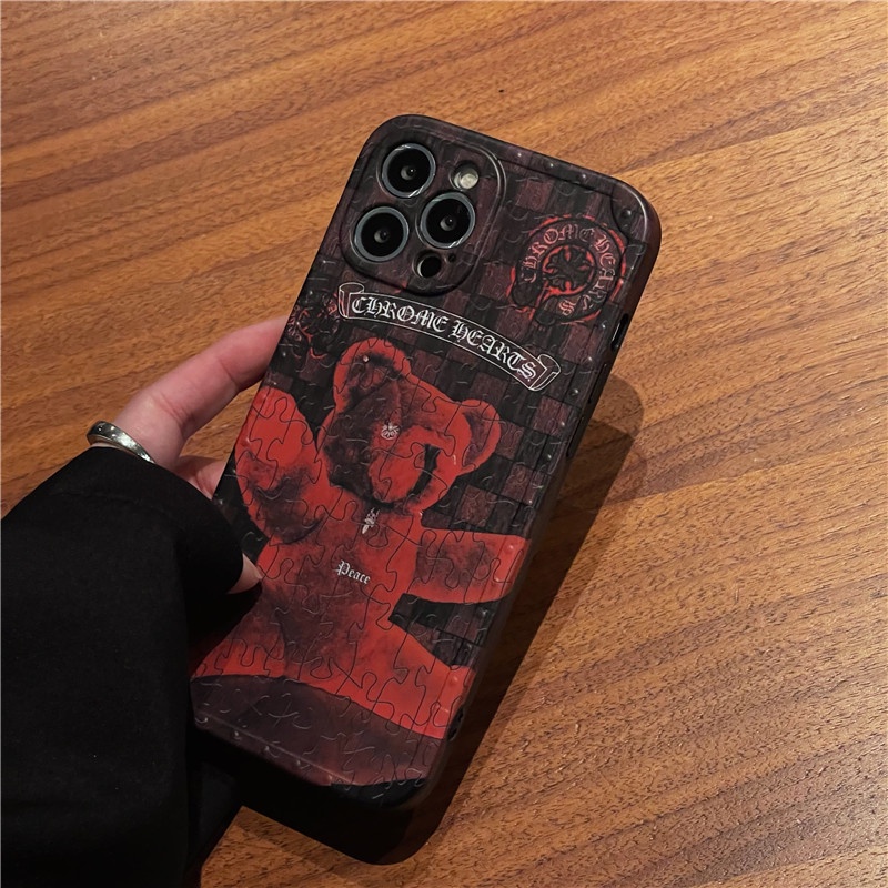 Europe Street fashion puzzle Phone case  iPhone 7 8 Plus 12 11 8 X XR XS MAX 13 11pro 12 pro Max SE 2020 Straight edge Matte Soft TPU Cover