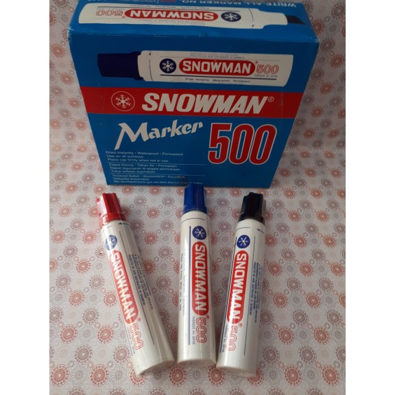 

NEW SALE SPIDOL PERMANENT SNOWMAN JUMBO 500/SPIDOL SNOWMAN MARKER BESAR 500