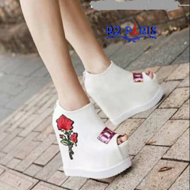 ZPT-Sepatu wedges wanita OF-24