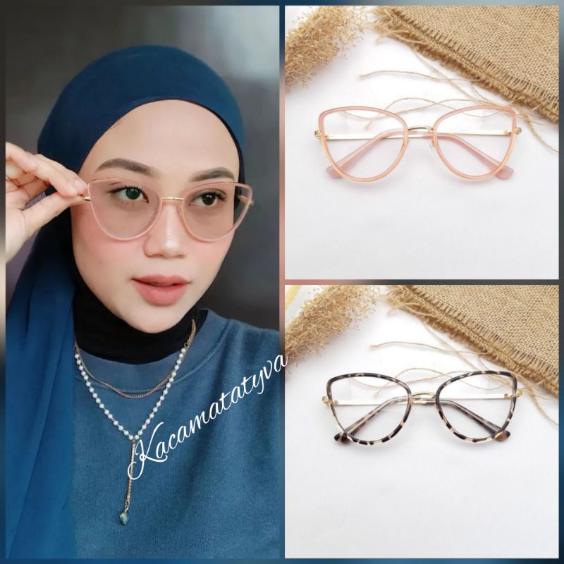 Frame AMAYA 95825 Kacamata Wanita Cat Eye