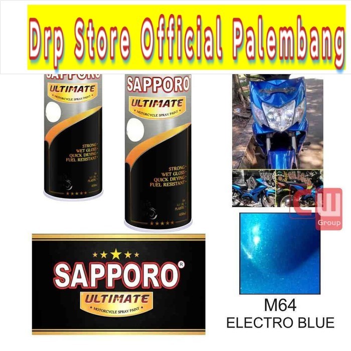 SAPPORO ULTIMATE M64 ELECTRO BLUE - CAT SEMPROT SAPORO