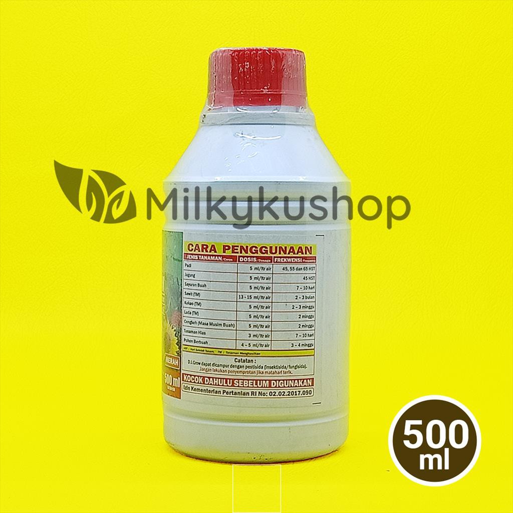 PUPUK ORGANIK PLUS DI GROW MERAH 500 ML CAIR DIGROW