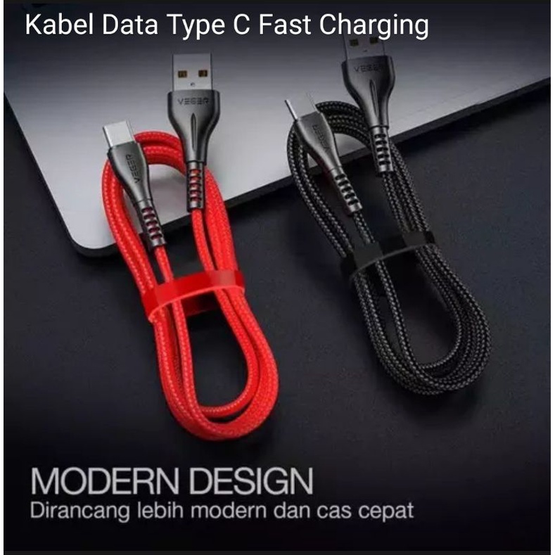 Kabel Data Type C Fast Charging Charger Casan cepat isi tokozifa25