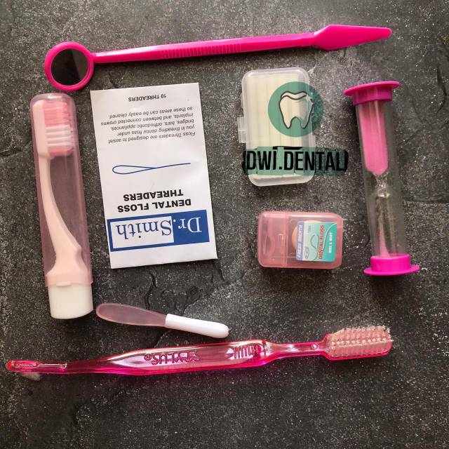 L5-  Ortho kit sikat gigi behel traveling travel pack