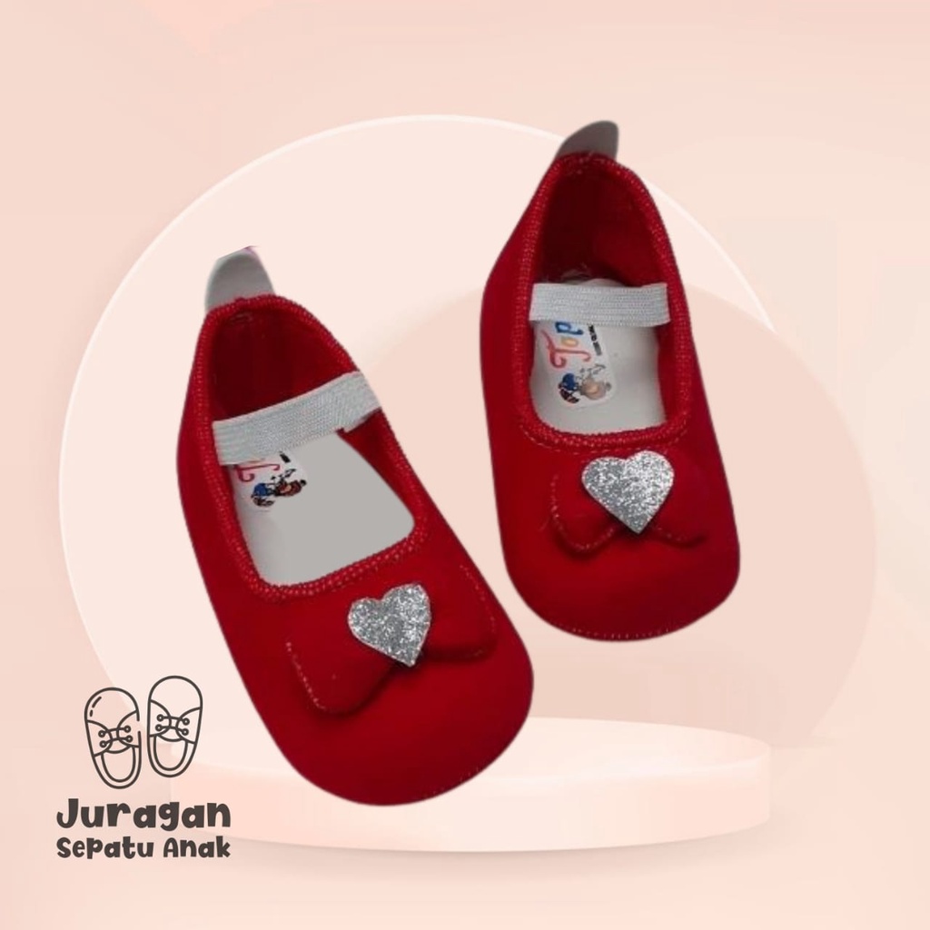 Sepatu bayi perempuan baby shoes prewalker pita love lucu sepatu bayi kekinian dan termurah