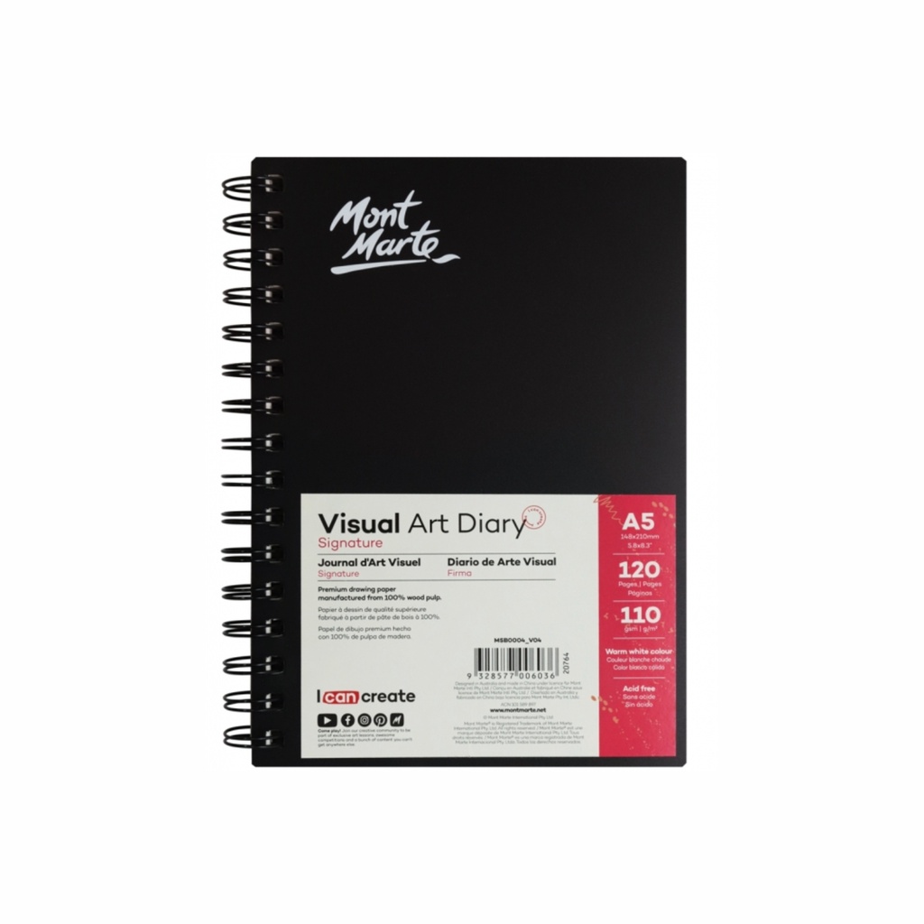 

MM Visual Art Diary A5 120page TYPE MSB0004